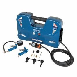 Scheppach Compresor portátil AIR CASE 2L 1100W 8 bares con 12 accesorios, pistola de aire y manija de inflado Precio: 146.99000019. SKU: B18DNG8CPP