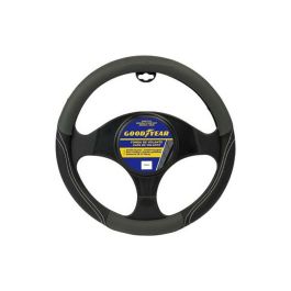 Goodyear GOD7012 Funda Volante Confort Antideslizante Gris-Negro