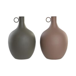 DKD Home Decor Jarrón Urban de Aluminio Verde Menta y Rosa Oscuro 23x38.5x23 cm con Asa, Juego de 2 Unidades Precio: 91.89000029. SKU: S3039908