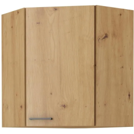 Cuisinier MODENAANGLEG Mueble Alto de Esquina Roble Artesanal y Negro Mate 89 x 89 cm Precio: 131.50000006. SKU: B14YMF75PJ