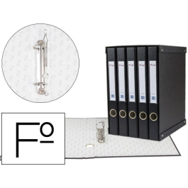 Pardo Módulo 5 Archivadores de Palanca Folio 2 Anillas 25 mm Negro 350x230x300 mm Precio: 43.79000043. SKU: B139KC6PQM