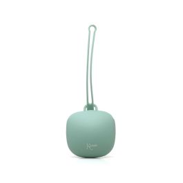 KioKids Guardachupetes Portachupetes de Silicona con Lazo, Higiénico y Seguro para Transportar 1 Chupete Bebé +0 Meses Sage