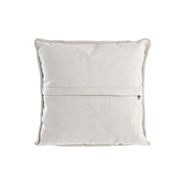 DKD Home Decor Cojin Vintage 1993 Gris Blanco 15 x 45 x 45 cm
