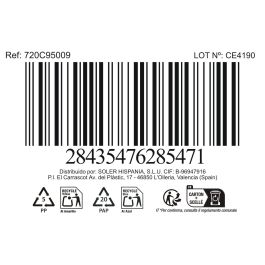 La Mediterranea Bol Aperitivo Ass. Col 12.8 x 9 x 3.8 cm "Pica-Pica" (24 Unidades)