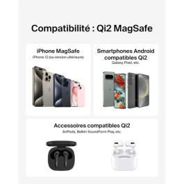 Belkin BEL0745883909193 Base de Carga USB-C 15 W Negro