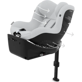 Cybex Sirona G i-Size Silla de coche giratoria 360°, Gris Niebla CYB4063846480678