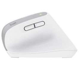 Ratón Ergonómico Inalámbrico por Bluetooth Trust Bayo+/ Batería Recargable/ Hasta 2400 DPI/ Blanco Ratón Ergonómico Inalámbrico por Bluetooth Trust Bayo+/ Batería Recargable/ Hasta 2400 DPI/ Blanco