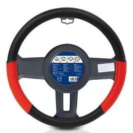 SPC Funda Volante Rojo-Negro CS10 SPC1102L Universal Antideslizante 100% Polyester