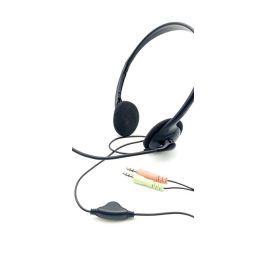 Elbe AU-660-MIC Auriculares Teletrabajo con Micrófono para Oficina y Hogar, Ligeros y Confortables, con Reducción de Ruido