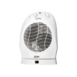 Edm Calefactor Compacto Oscilante 1000-2000W Blanco, Posición Aire Fresco, Protección Sobrecalentamiento 220-240V Precio: 24.50000014. SKU: S7914879