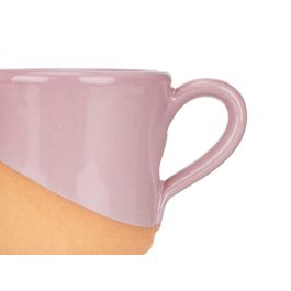 Taza Cafe Barro 80Ml Asa Rosa La Dehesa 8X5CM (24 Unidades) Taza Cafe Barro 80Ml Asa Rosa La Dehesa 8X5CM (24 Unidades)