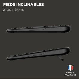 Mobility Lab CP420W Miniteclado y Ratón Inalámbrico FR Negro