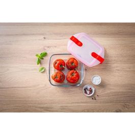 Pyrex AAAAY00560 Set de 5 Recipientes para Almacenar Cook & Heat Vidrio Tapa con Válvulas de Vapor Especial Microondas