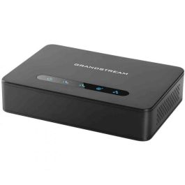 Grandstream HT812 Adaptador Telefónico Analógico VoIP de 2 Puertos FXS con Router Gigabit NAT para Hogar Oficina