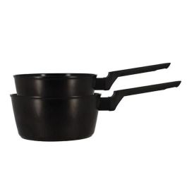 Juego de 2 cacerolas - MENASTYL - 6020298 - Aluminio - 18 y 20 cm - Todo tipo de fuegos, incluida inducción Precio: 35.50000003. SKU: B16G58669J