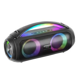 Mars Gaming MS-PULSE Altavoz Bluetooth Portátil 50W RMS Ultra-Bass RGB Negro | BT 5.3, USB, MicroSD, AUX, FM Precio: 45.98999944. SKU: B142CGTA7X