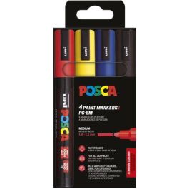 Marcador T.Opaca No Perm. Uni Posca 1,8 (Pc-5M) Colores Basicos Estuche De 4 Precio: 13.99870538. SKU: B19CY2RF8X