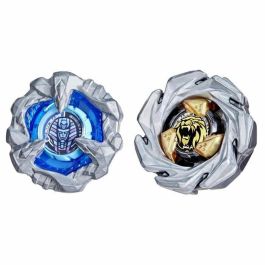 Hasbro HASG1685ES0 Beyblade X Dual Pack Top Cowl Sphinx 1-80GF y Crest Leon 7-60GN, para 8 años en adelante