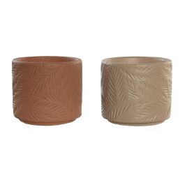 DKD Home Decor Vela Tropical Beige Terracota 260gr de Gres y Cera con 2% Perfume y Hojas Set 4 Unidades Surtido Aleatorio 12x12x11.5cm Precio: 38.59000002. SKU: B172CHJR26