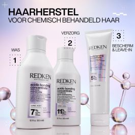 Redken Acidic Bonding Concentrate Estuche 3 pz - Champú, Acondicionador y Tratamiento Reparador, Hidratante, Protección Cabello Dañado