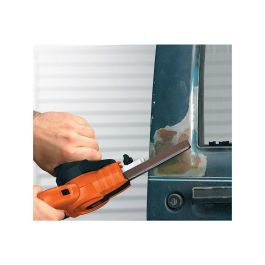 Black+Decker Lijadora de lima 350W KA900E-QS, velocidad variable 900-1600rpm, hoja 451x13mm, depósito polvo ciclónico