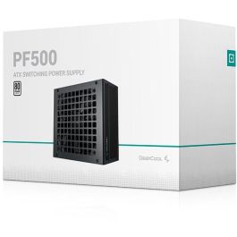 DeepCool PF500 Fuente Alimentación 500W 80 PLUS para PC/Servidor ATX No Modular Color Negro