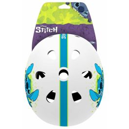 Disney DIS3496276261028 Casco de skate Stitch con Circunferencia de cabeza ajustable 53-57cm, Ventilación interna y Espuma para mayor comodidad