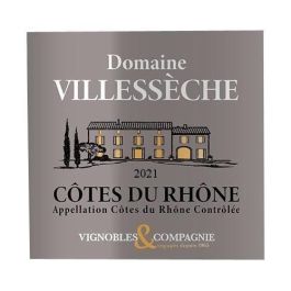 Domaine Villesseche 2021 Côtes du Rhône - Vino blanco del Valle del Ródano Domaine Villesseche 2021 Côtes du Rhône - Vino blanco del Valle del Ródano