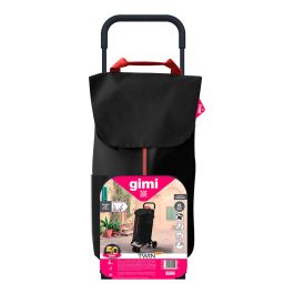 Gimi Carro de la compra Twin Negro Urban 50 l, ruedas giratorias 360°, easyc-click, ref. 169324