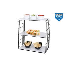 Viejo Valle Soporte Negro Doble Comp. Gn1/3 37x34x1 cm Precio: 12.50000059. SKU: B1262FLS2R