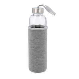 Botella Transporte Vidrio con Funda Neop Quidate Quid 0,60 L Botella Transporte Vidrio con Funda Neop Quidate Quid 0,60 L