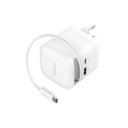 Intenso Cargador de Pared GAN W65ACIC 65W, 3 Puertos (2 USB-C/1 USB-A), PD 3.0, PPS, QC 4.0, Blanco Precio: 27.50000033. SKU: B18P45GEDE