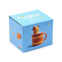 PUCKATOR Taza Cerámica con Tapa Capibara