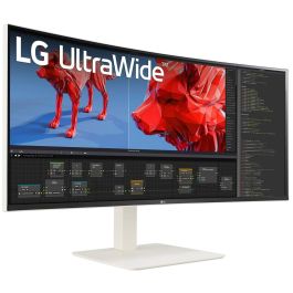 LG 38BR85QC-W Monitor Ultrawide Curvo 38 pulgadas, UltraWide Quad HD+, 3840 x 1600, 1ms, HDMI, DP, USB, IPS, 21:9