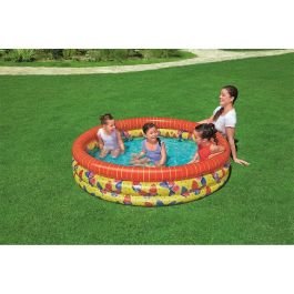 Bestway Piscina Hinchable Infantil 3 Aros Mariposas 168x38 cm +2 Años Jardin 51202