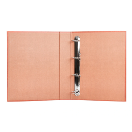 Liderpapel Carpeta de 4 anillas 40mm folio carton cuero forrado compresor plastico