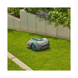GARDENA Robot Cortacésped smart SILENO free para Áreas de hasta 1200 m², Ancho de Corte 16 cm, con Estación Base y Cable Delimitador