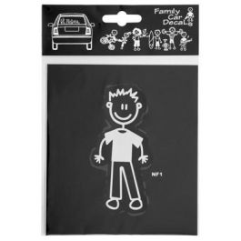 Abc ADH06674 Adhesivo Familia Personalizable para Ventana de Coche Abc ADH06674 Adhesivo Familia Personalizable para Ventana de Coche