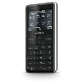Emporia PRIME M76 LTE Teléfono Senior 4G con Teclado, Pantalla 2.31", Cámara 2 MP, 64 MB RAM, 128 MB ROM, 1400 mAh, Color Negro