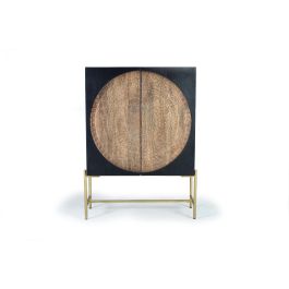 Giner Y Colomer Armario Madera de Mango y Metal Nogal Oscuro 143x100x40 cm Precio: 1137.3879. SKU: B1CPQ9MKVM