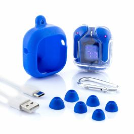 Auriculares Inalámbricos con Estuche de Carga Blue InnovaGoods Auriculares Inalámbricos con Estuche de Carga Blue InnovaGoods