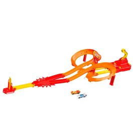 Mattel Hot Wheels Pista Super Salto Con Caída Jcx69 Juguete Niños +3 Años