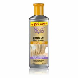Naturvital Champú Matizante Silver Blonde para Cabello Rubio y con Mechas, Neutraliza Tonos Amarillos, 400 ml Precio: 4.49999968. SKU: S0577993