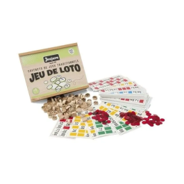 JEUJURA Loto Game Juego de Mesa de Azar Caja de Madera con Cartas y Peones Precio: 36.79000039. SKU: S7169070