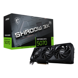 MSI GeForce RTX 5070 12GB GDDR7 SHADOW 3X OC Tarjeta Gráfica NVIDIA PCI Express 5.0 Precio: 706.50000058. SKU: B1CABQKMF4