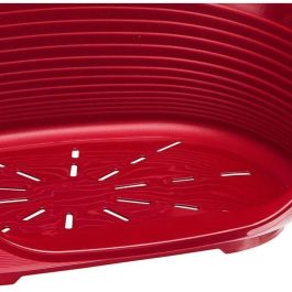 Ferplast Cama de Plástico Siesta para Perro y Gato Deluxe 4 Color Burdeos