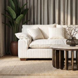 Sofá 2 Plazas Rayas Crema Tejido 178 X 101 X 71 cm Precio: 1399.002. SKU: B16ADVLYE5