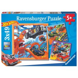 RAVENSBURGER Puzzle Hot Wheels 3x49 piezas, 21x21cm, para niños +5 años Precio: 11.49999972. SKU: B1FDJDSTGF