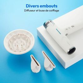 Medion MD19984 Secador de Pelo 1500W, 3 Velocidades, Temperatura 105°C, Blanco