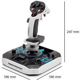 Thrustmaster AAAVI88977 Joystick Espacial Sol-R 1 Flightstick Ambidiestro con 44 Botones y Tecnología HEART de 16 bits
